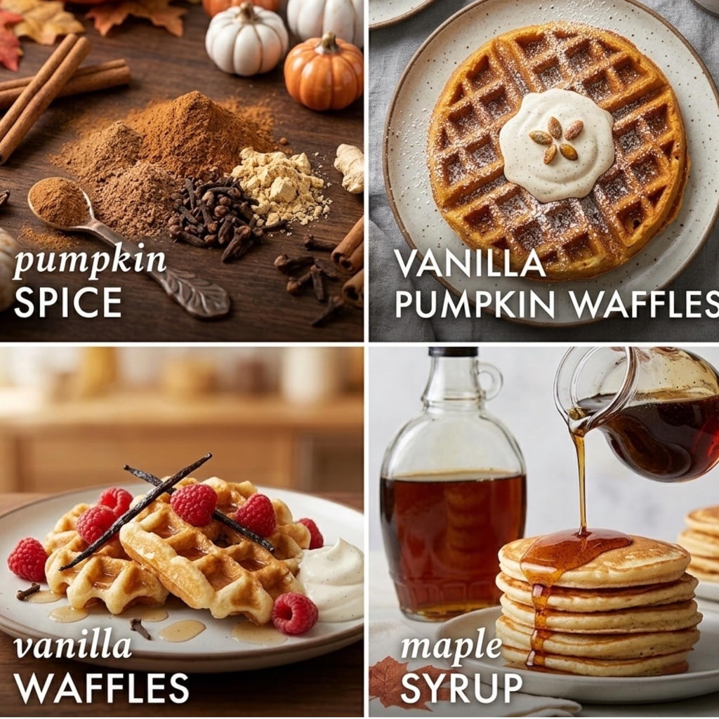 Vanilla Pumpkin Waffles Fragrance Oil Plug-In Refills, 0.5 FL OZ / 17 ML, 4 Pack