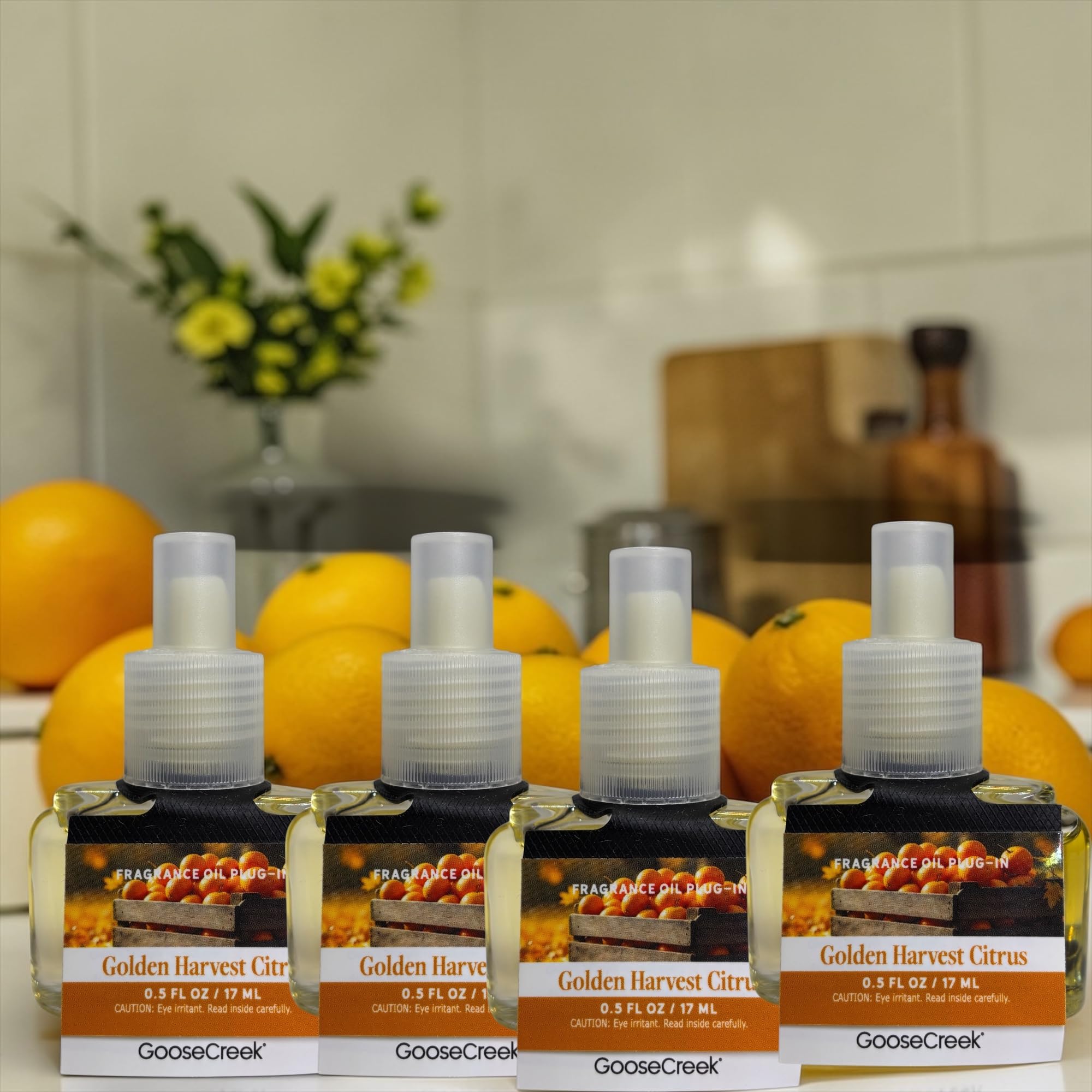Golden Harvest Citrus Fragrance Oil Plug-In Refill, 0.5 FL OZ / 17 ML