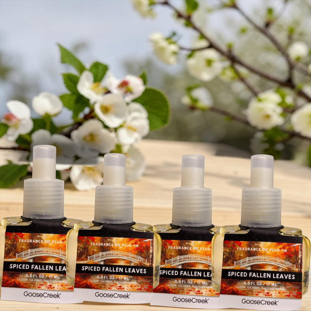 Spiced Fallen Leaves Fragrance Oil Plug-In Refills, 0.5 FL OZ, 4 Pack