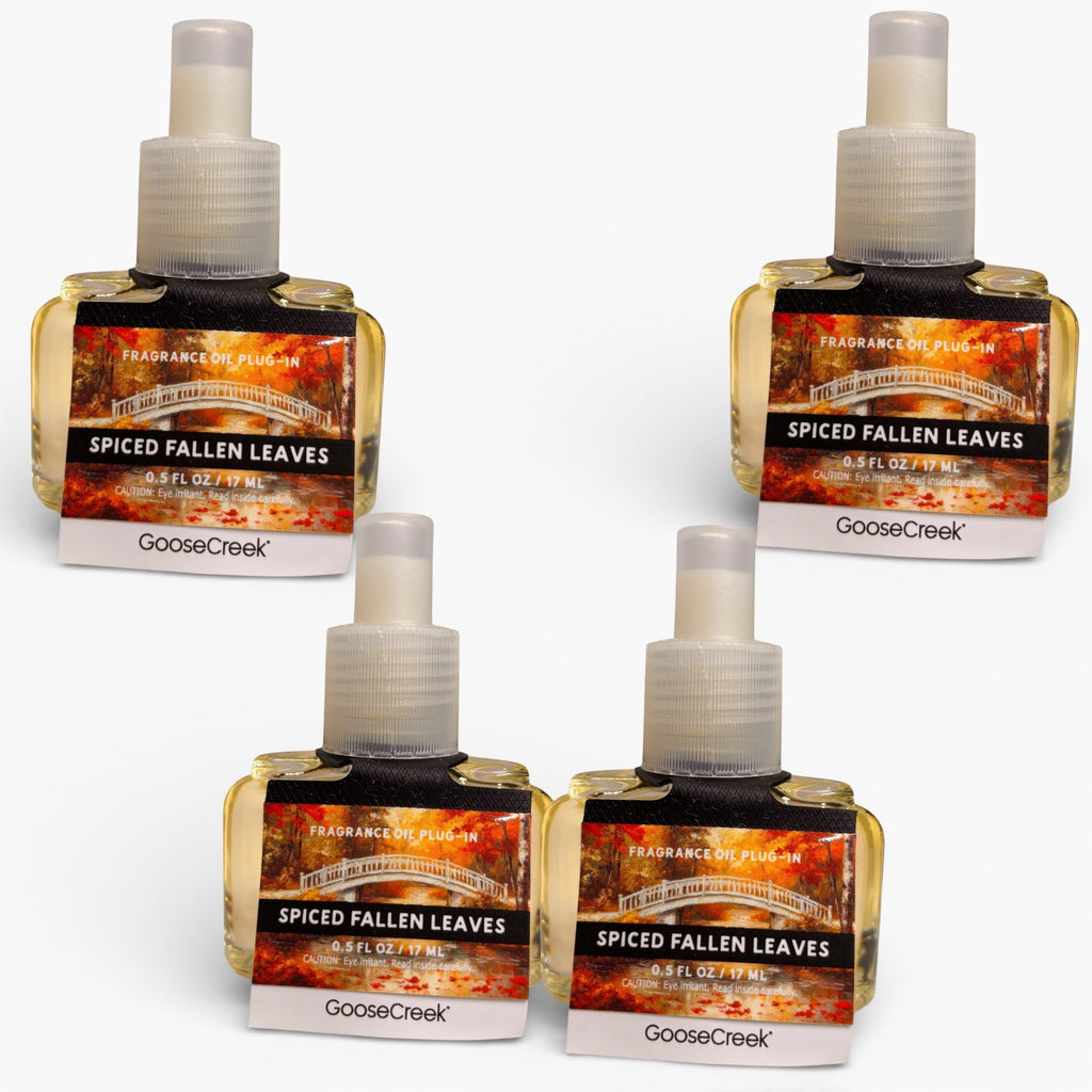 Spiced Fallen Leaves Fragrance Oil Plug-In Refills, 0.5 FL OZ, 4 Pack
